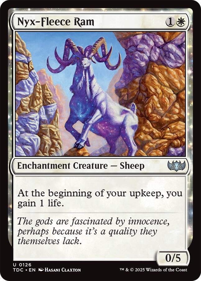 Nyx-Fleece Ram [Tarkir: Dragonstorm Commander] | Exor Games Summserside