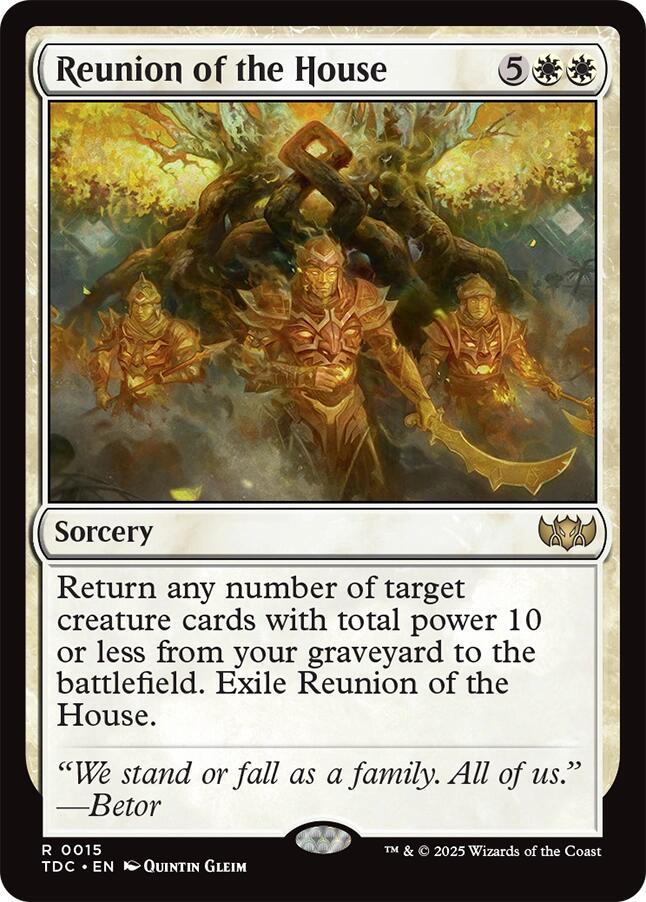 Reunion of the House [Tarkir: Dragonstorm Commander] | Exor Games Summserside