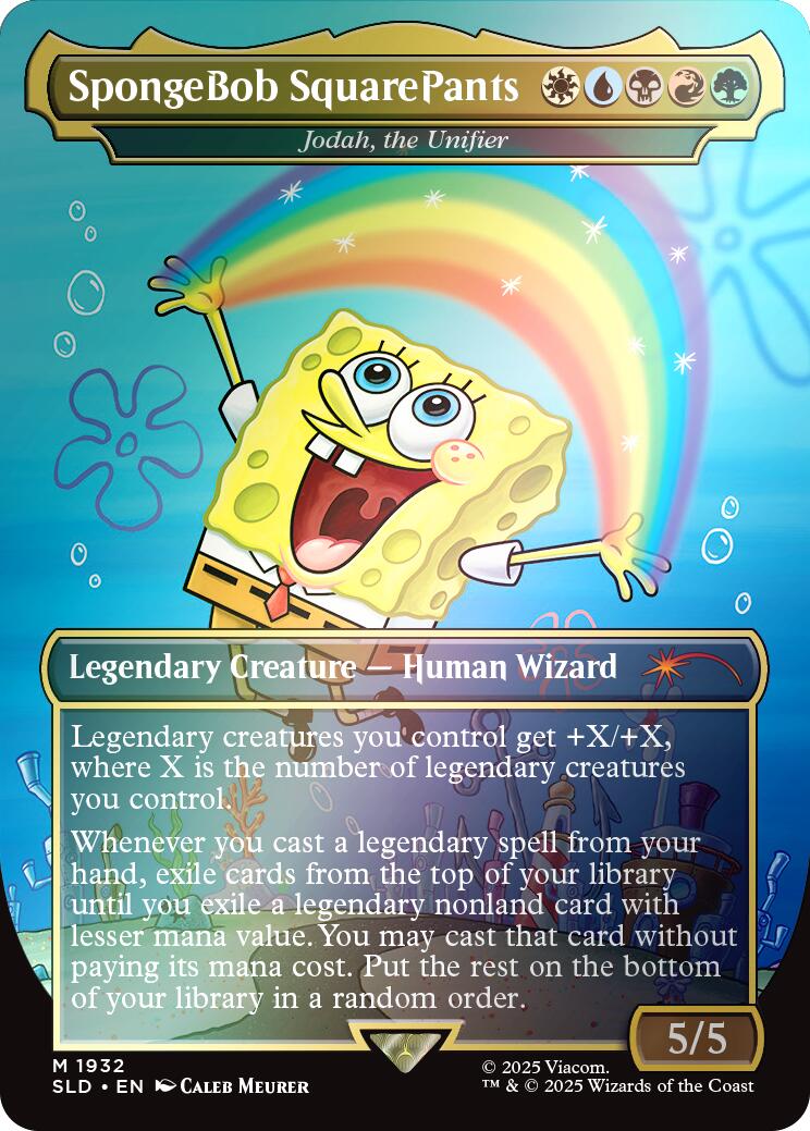 SpongeBob SquarePants - Jodah, the Unifier (Rainbow Foil) [Secret Lair Drop Series] | Exor Games Summserside