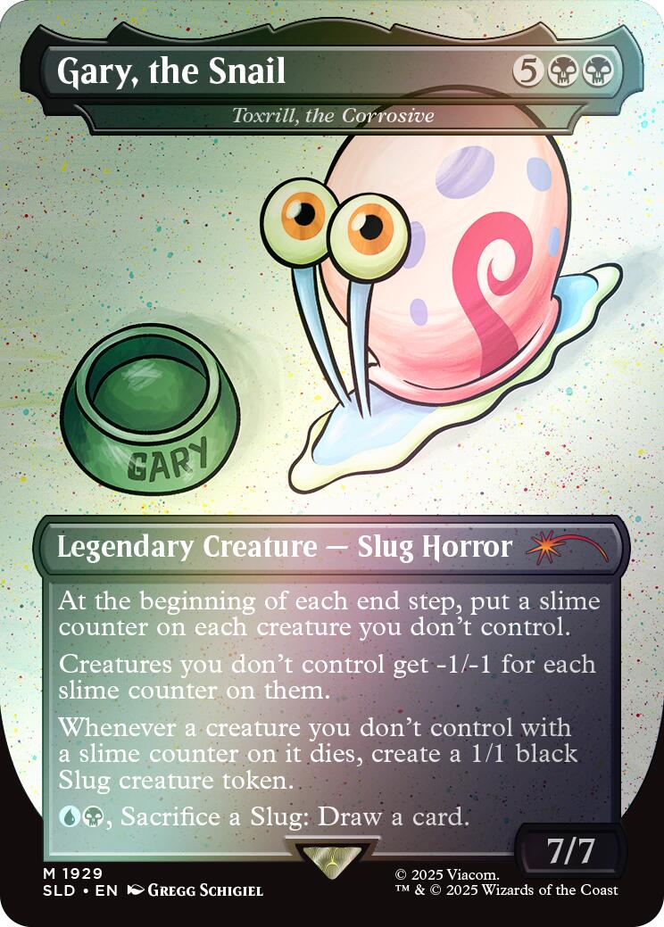 Gary, the Snail - Toxrill, the Corrosive (Rainbow Foil) [Secret Lair Drop Series] | Exor Games Summserside