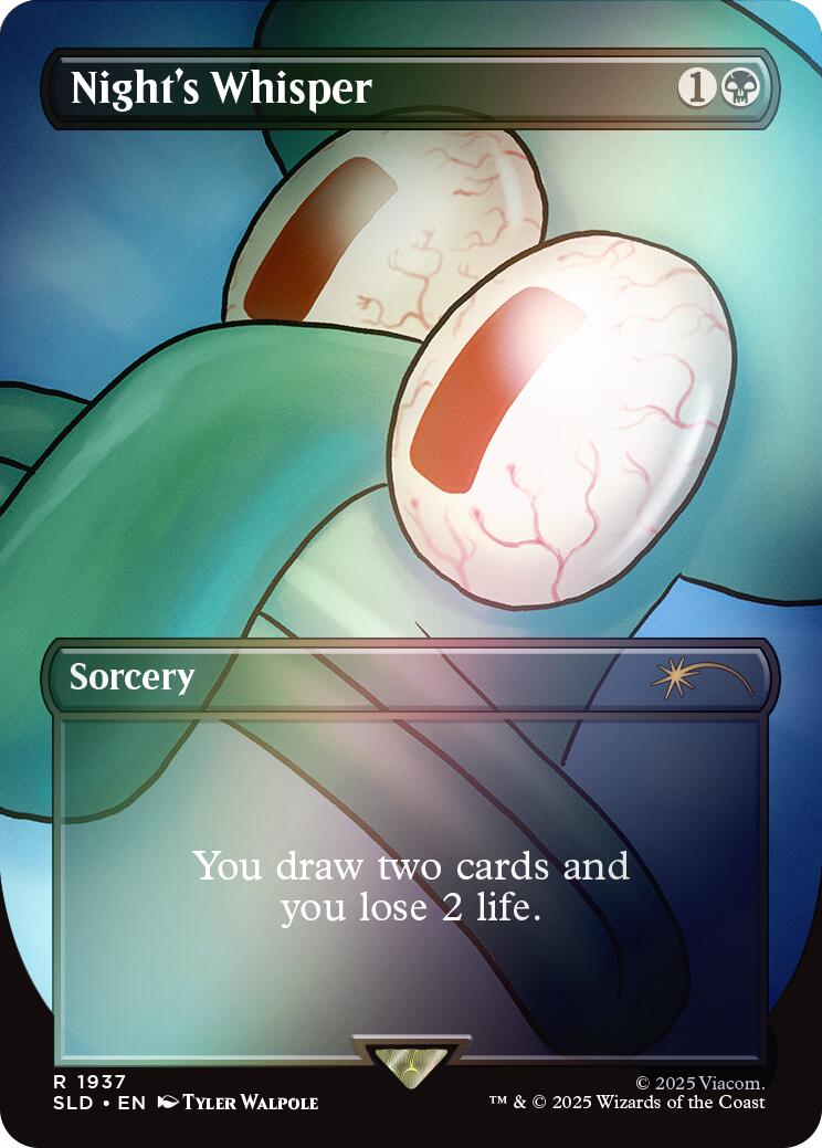 Night's Whisper (Rainbow Foil) [Secret Lair Drop Series] | Exor Games Summserside