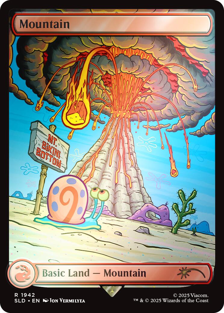 Mountain (1942) (Rainbow Foil) [Secret Lair Drop Series] | Exor Games Summserside