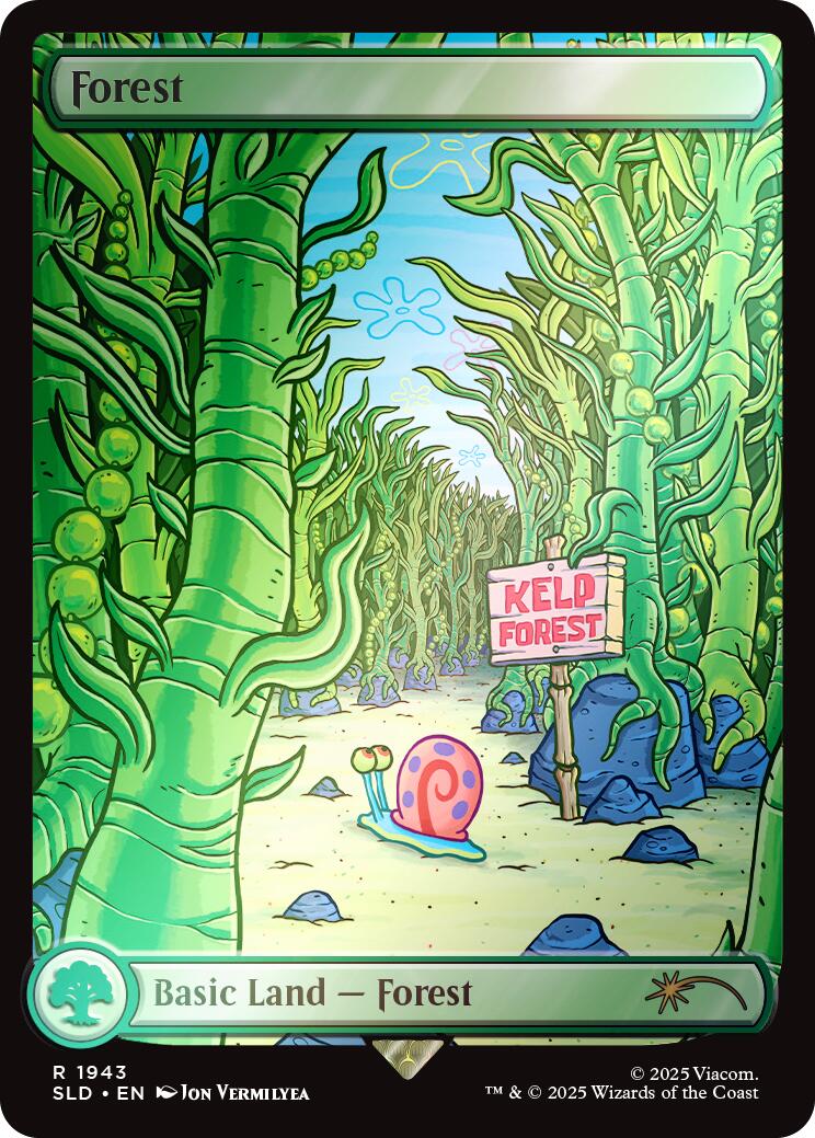 Forest (1943) (Rainbow Foil) [Secret Lair Drop Series] | Exor Games Summserside