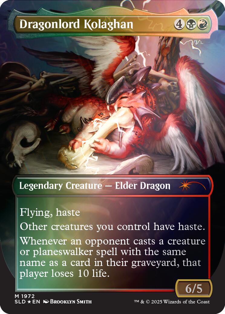 Dragonlord Kolaghan (1972) (Rainbow Foil) [Secret Lair Drop Series] | Exor Games Summserside