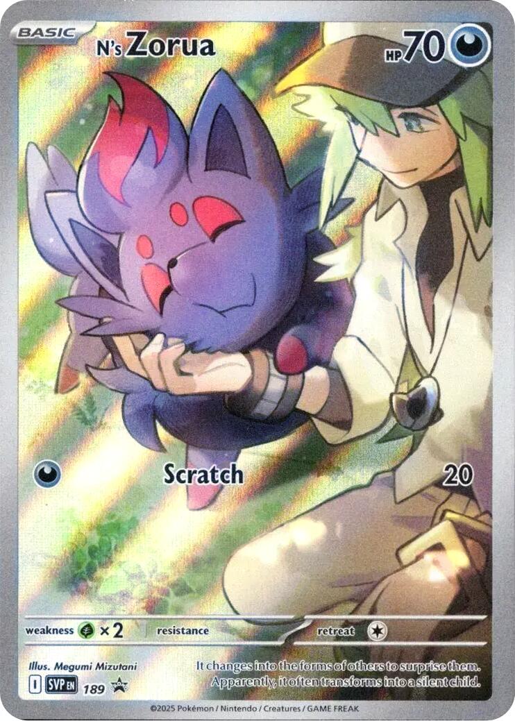 N's Zorua (SVP189) [Scarlet & Violet: Black Star Promos] | Exor Games Summserside