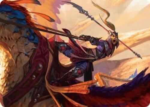 Dragonback Lancer Art Card (3/54) [Tarkir: Dragonstorm Art Series] | Exor Games Summserside