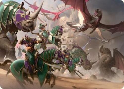 United Battlefront Art Card (5/54) [Tarkir: Dragonstorm Art Series] | Exor Games Summserside