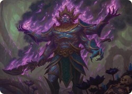 Rot-Curse Rakshasa Art Card (13/54) [Tarkir: Dragonstorm Art Series] | Exor Games Summserside