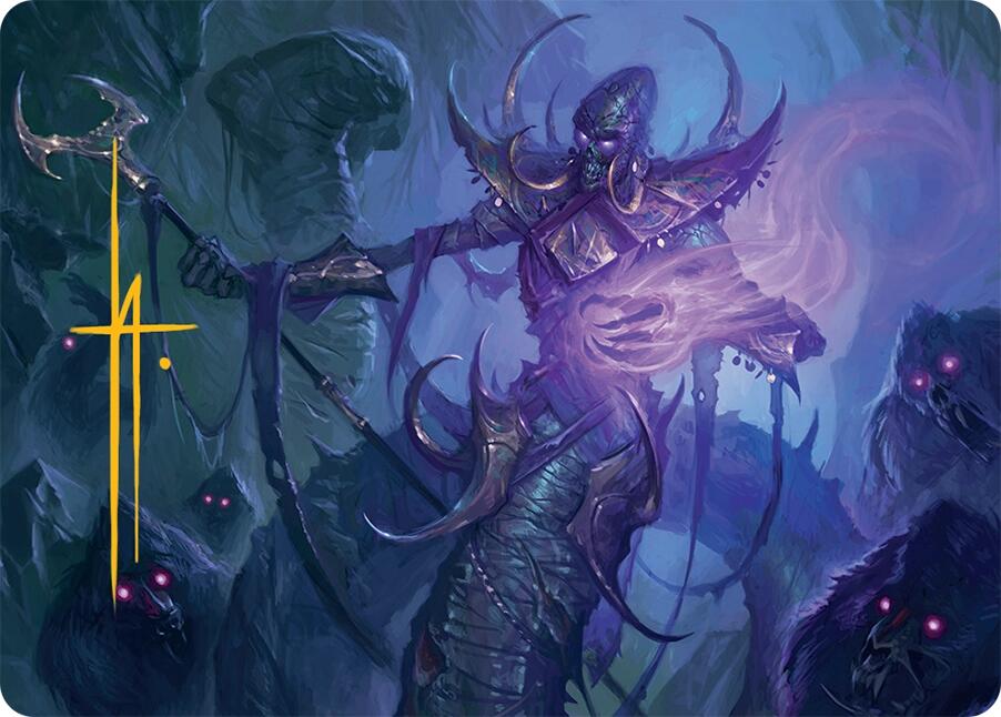 Sidisi, Regent of the Mire Art Card (14/54) (Gold-Stamped Signature) [Tarkir: Dragonstorm Art Series] | Exor Games Summserside