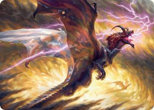 Stormscale Scion Art Card (17/54) [Tarkir: Dragonstorm Art Series] | Exor Games Summserside