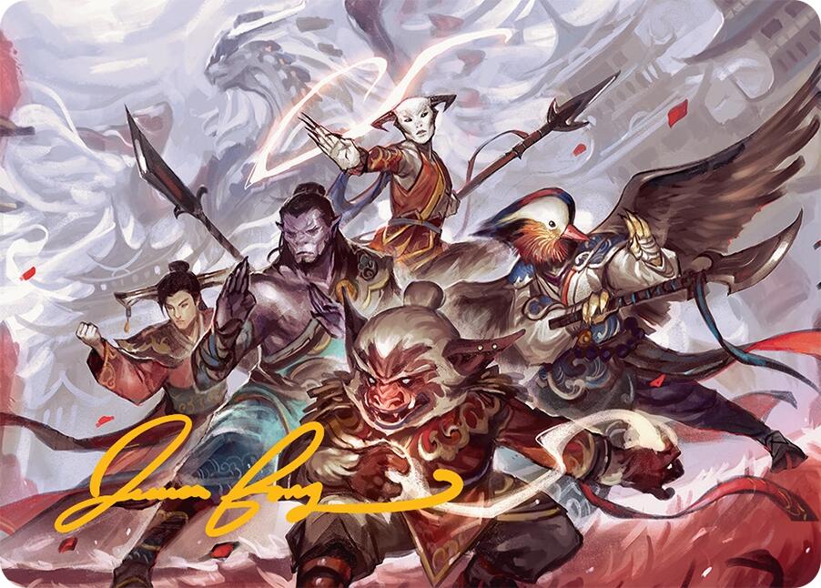 Will of the Jeskai Art Card (54/54) (Gold-Stamped Signature) [Tarkir: Dragonstorm Art Series] | Exor Games Summserside