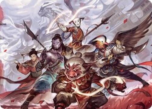Will of the Jeskai Art Card (54/54) [Tarkir: Dragonstorm Art Series] | Exor Games Summserside