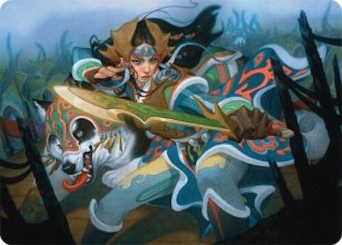 Eshki Dragonclaw Art Card (23/54) [Tarkir: Dragonstorm Art Series] | Exor Games Summserside