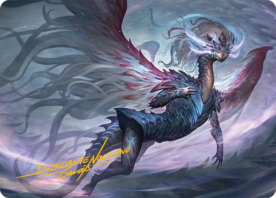 Shiko, Paragon of the Way Art Card (37/54) (Gold-Stamped Signature) [Tarkir: Dragonstorm Art Series] | Exor Games Summserside
