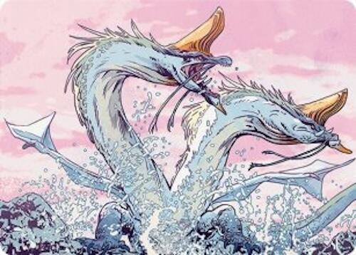 Twinmaw Stormbrood Art Card (39/54) [Tarkir: Dragonstorm Art Series] | Exor Games Summserside