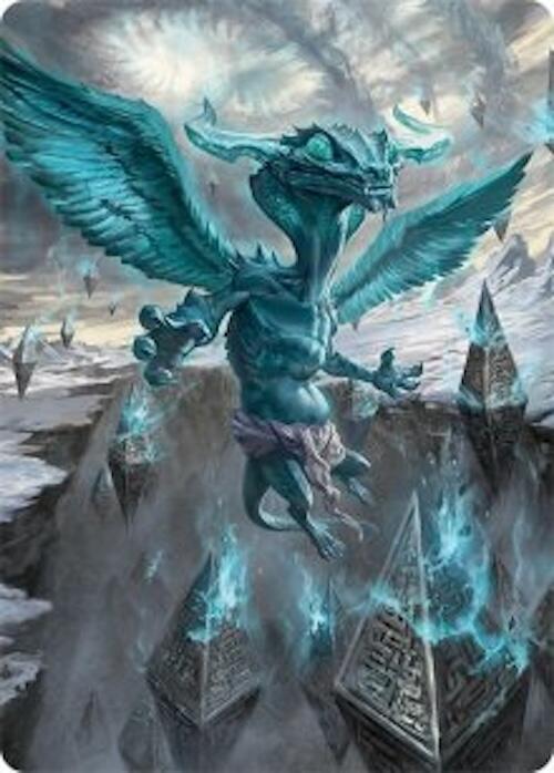 Ugin, Eye of the Storms Art Card (47/54) [Tarkir: Dragonstorm Art Series] | Exor Games Summserside