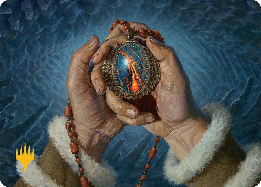 Mox Jasper Art Card (28/54) (Gold-Stamped) [Tarkir: Dragonstorm Art Series] | Exor Games Summserside