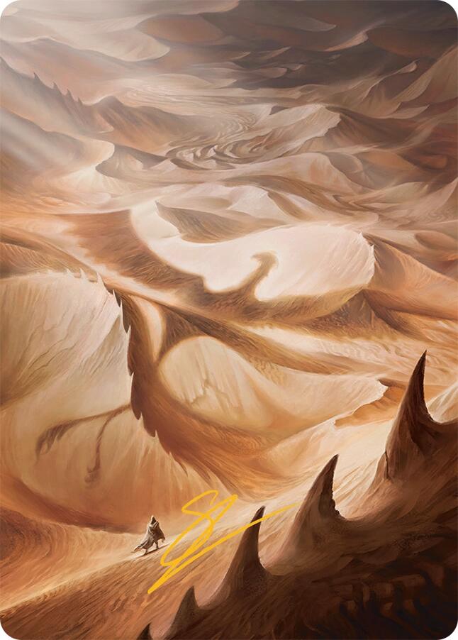 Plains Art Card (30/54) (Gold-Stamped Signature) [Tarkir: Dragonstorm Art Series] | Exor Games Summserside