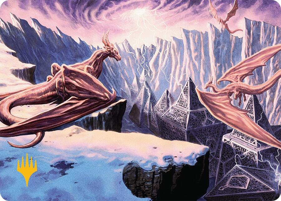 Maelstrom of the Spirit Dragon (42/54) (Gold-Stamped) [Tarkir: Dragonstorm Art Series] | Exor Games Summserside
