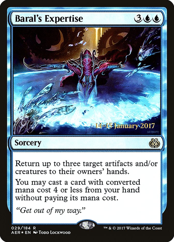Baral's Expertise [Aether Revolt Prerelease Promos] | Exor Games Summserside