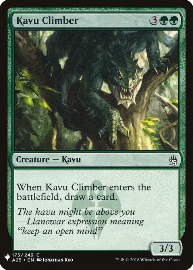 Kavu Climber [Mystery Booster] | Exor Games Summserside