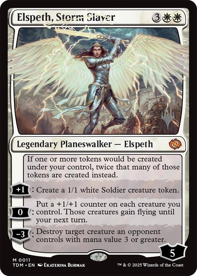 Elspeth, Storm Slayer (Promo Pack) [Tarkir: Dragonstorm Promos] | Exor Games Summserside