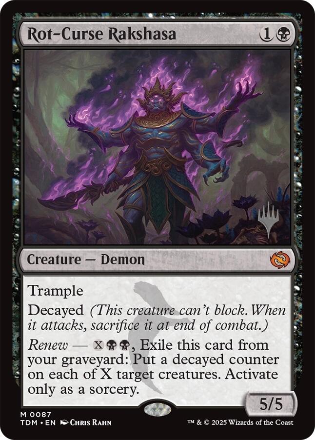 Rot-Curse Rakshasa [Tarkir: Dragonstorm Promos] | Exor Games Summserside