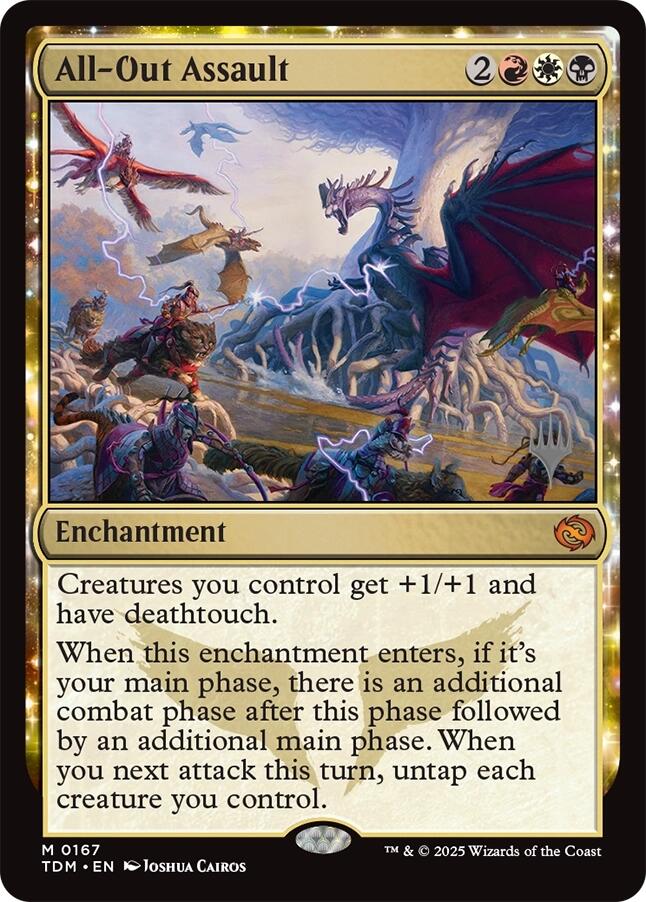 All-Out Assault [Tarkir: Dragonstorm Promos] | Exor Games Summserside