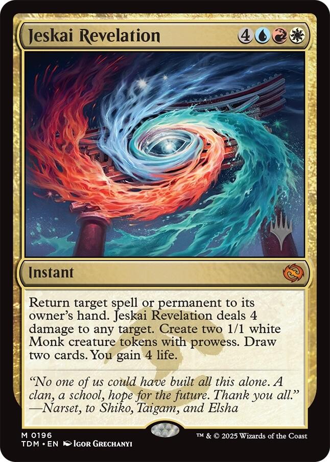 Jeskai Revelation [Tarkir: Dragonstorm Promos] | Exor Games Summserside