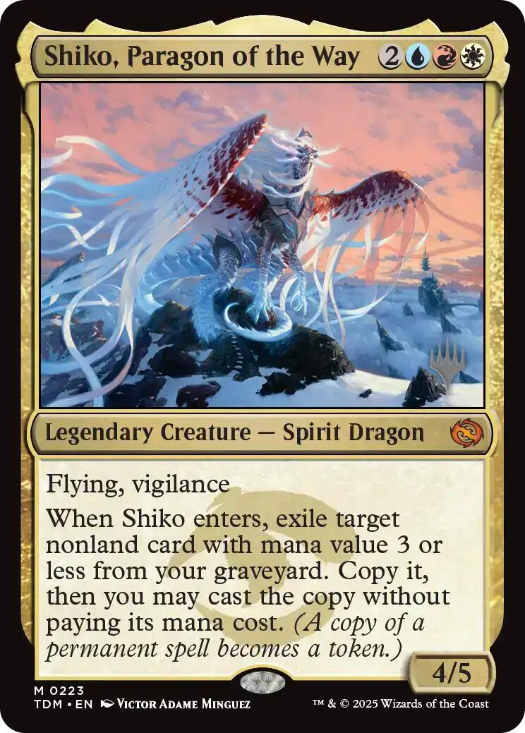 Shiko, Paragon of the Way [Tarkir: Dragonstorm Promos] | Exor Games Summserside
