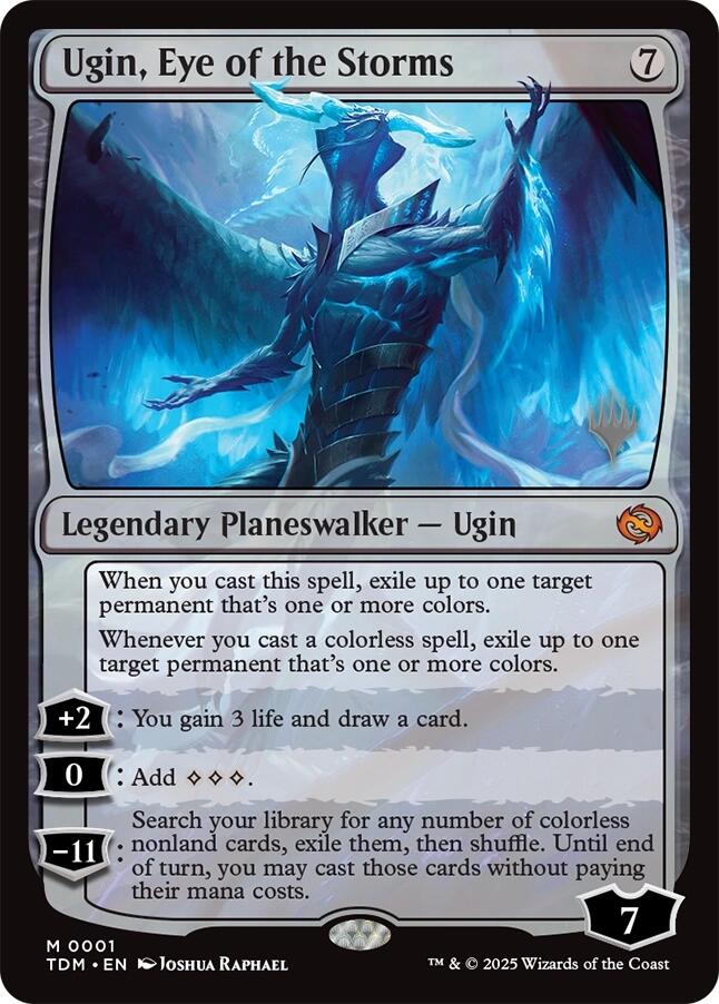 Ugin, Eye of the Storms [Tarkir: Dragonstorm Promos] | Exor Games Summserside