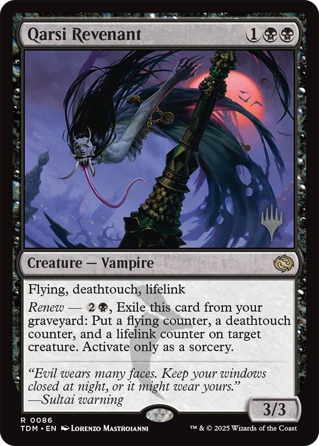 Qarsi Revenant [Tarkir: Dragonstorm Promos] | Exor Games Summserside