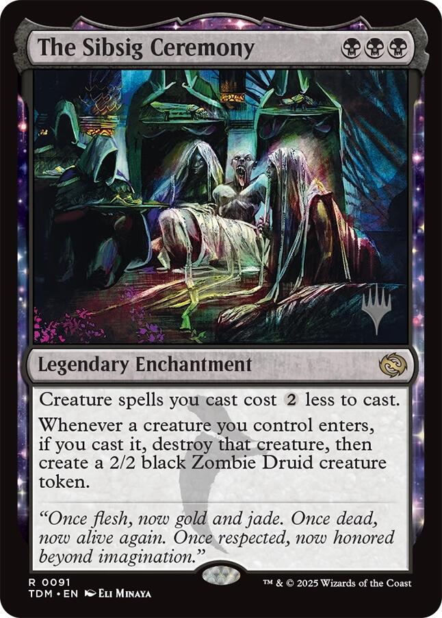 The Sibsig Ceremony [Tarkir: Dragonstorm Promos] | Exor Games Summserside