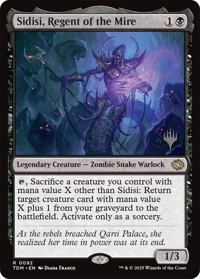 Sidisi, Regent of the Mire [Tarkir: Dragonstorm Promos] | Exor Games Summserside