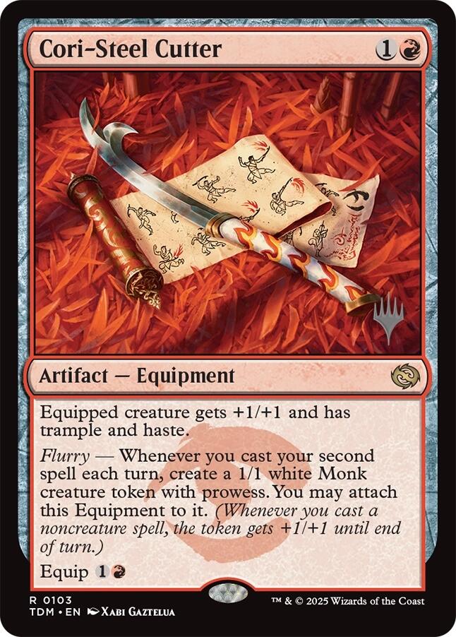 Cori-Steel Cutter [Tarkir: Dragonstorm Promos] | Exor Games Summserside
