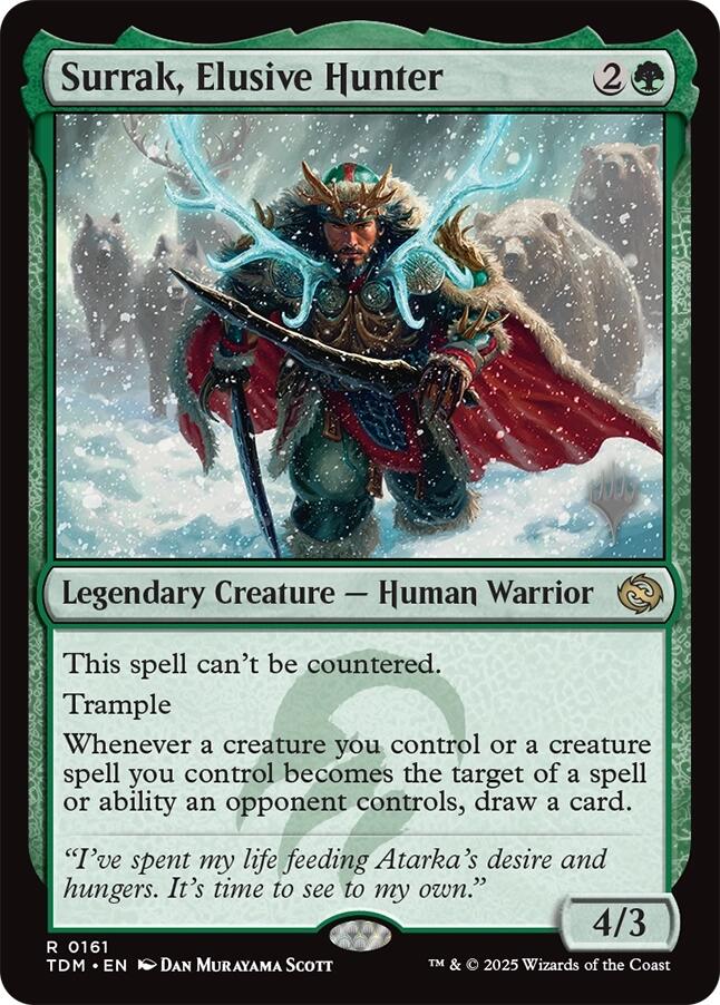 Surrak, Elusive Hunter [Tarkir: Dragonstorm Promos] | Exor Games Summserside