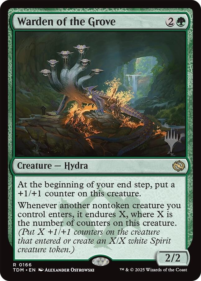 Warden of the Grove [Tarkir: Dragonstorm Promos] | Exor Games Summserside