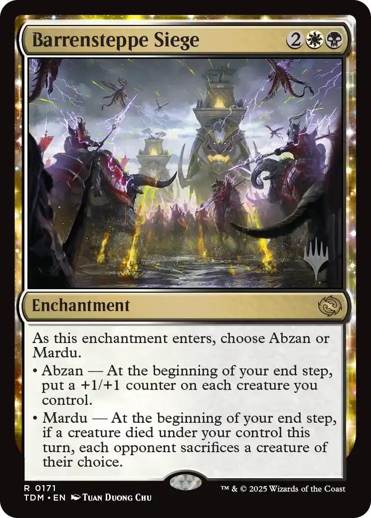 Barrensteppe Siege [Tarkir: Dragonstorm Promos] | Exor Games Summserside