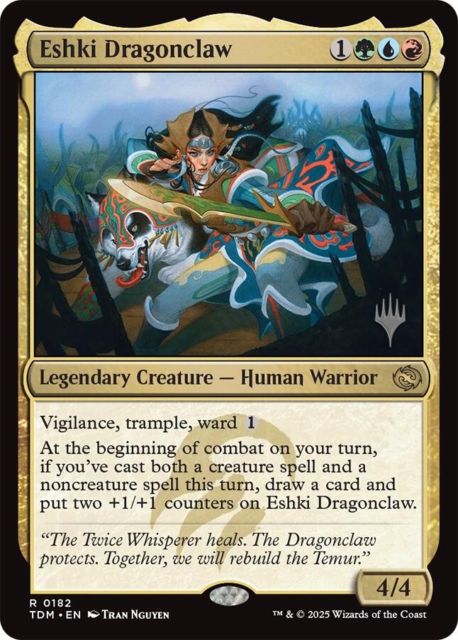 Eshki Dragonclaw [Tarkir: Dragonstorm Promos] | Exor Games Summserside