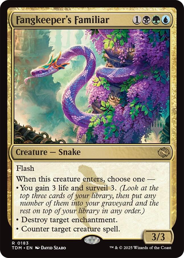 Fangkeeper's Familiar [Tarkir: Dragonstorm Promos] | Exor Games Summserside
