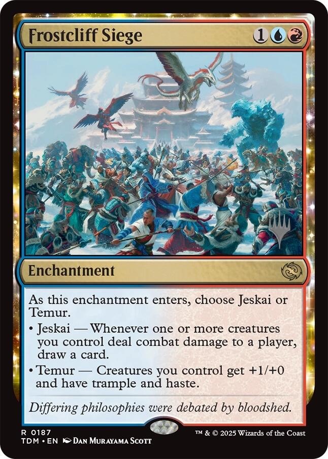 Frostcliff Siege (Promo Pack) [Tarkir: Dragonstorm Promos] | Exor Games Summserside