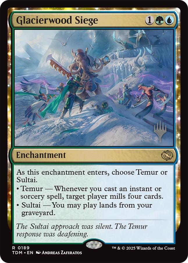 Glacierwood Siege [Tarkir: Dragonstorm Promos] | Exor Games Summserside
