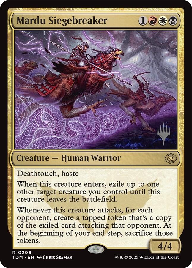 Mardu Siegebreaker [Tarkir: Dragonstorm Promos] | Exor Games Summserside