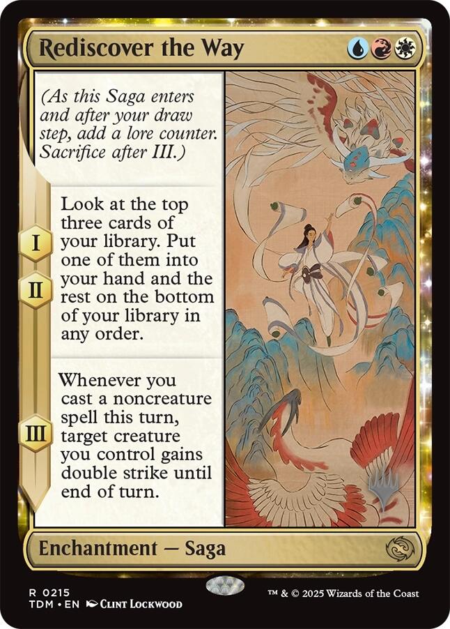 Rediscover the Way [Tarkir: Dragonstorm Promos] | Exor Games Summserside
