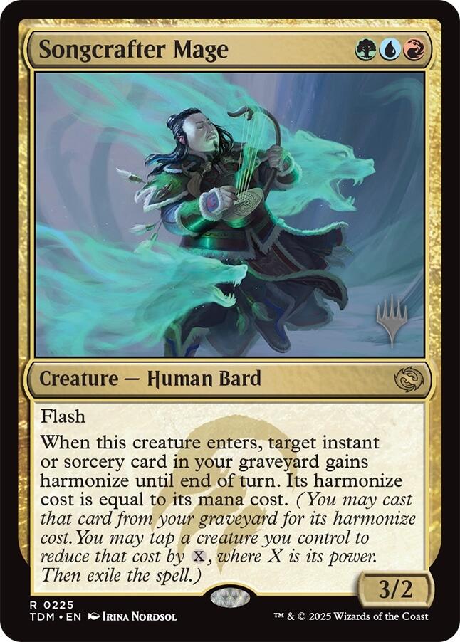 Songcrafter Mage [Tarkir: Dragonstorm Promos] | Exor Games Summserside