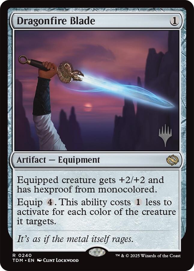 Dragonfire Blade [Tarkir: Dragonstorm Promos] | Exor Games Summserside
