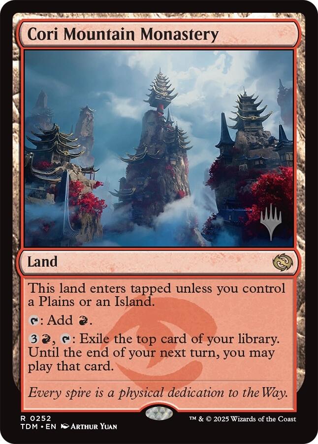 Cori Mountain Monastery [Tarkir: Dragonstorm Promos] | Exor Games Summserside