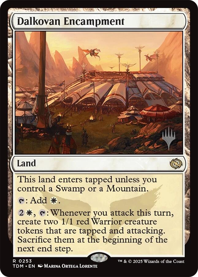 Dalkovan Encampment [Tarkir: Dragonstorm Promos] | Exor Games Summserside