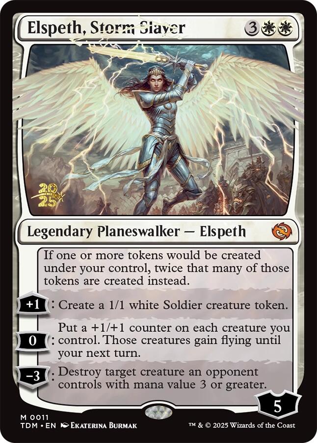 Elspeth, Storm Slayer [Tarkir: Dragonstorm Prerelease Cards] | Exor Games Summserside