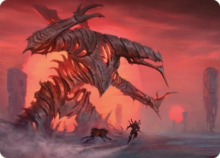 Red Sun's Zenith Art Card [Phyrexia: All Will Be One Art Series] | Exor Games Summserside